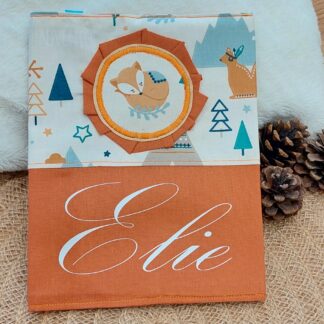 Créations couture - Vendée - BELcréas - fait main - personnalisable - bébé - naissance - protège carnet de santé