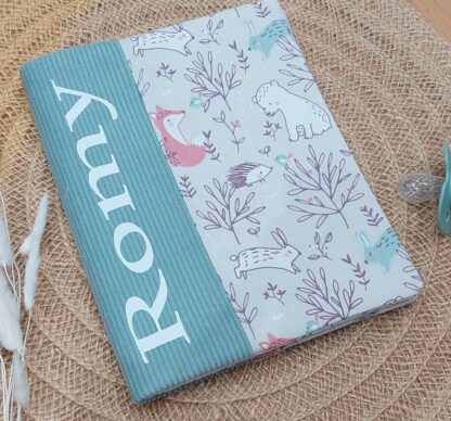 Créations couture - Vendée - BELcréas - fait main - personnalisable - bébé - naissance - protège carnet de santé