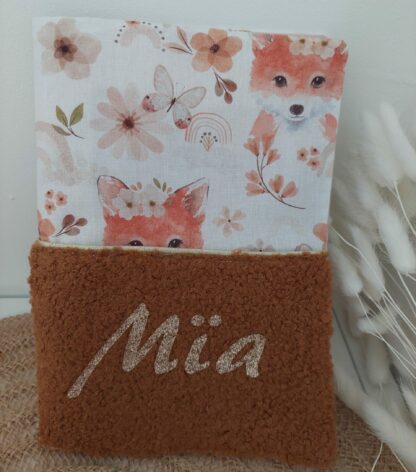 Créations couture - Vendée - BELcréas - fait main - personnalisable - bébé - naissance - Protège carnet de santé