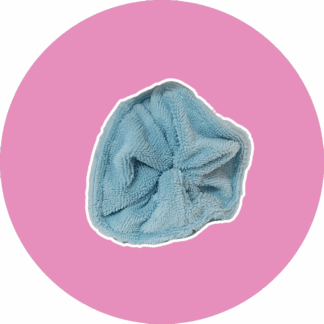 Fleur de douche bleue - éponge bambou  - expédition sous 24h