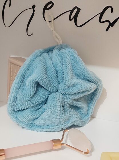Fleur de douche bleue - éponge bambou  - expédition sous 24h – Image 3