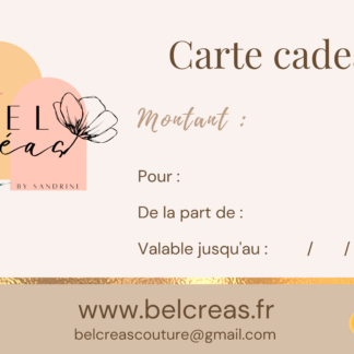 Carte cadeau