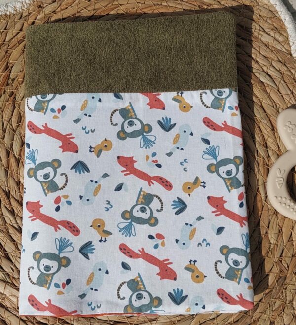 Créations couture - Vendée - BEL créas - fait main - personnalisable - cadeau - protège carnet de santé - bébé - naissance