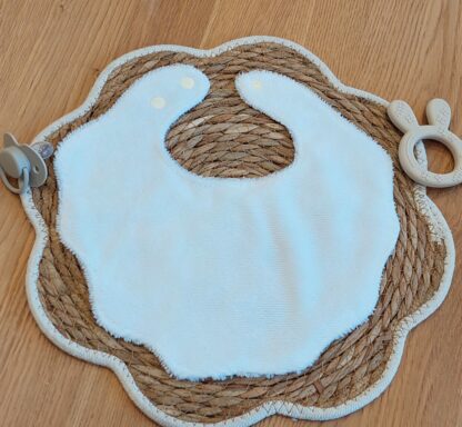 Créations couture - Vendée - BEL créas - fait main - personnalisable - cadeau - bavoir personnalisé - bébé - naissance