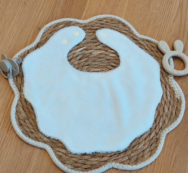 Créations couture - Vendée - BEL créas - fait main - personnalisable - cadeau - bavoir personnalisé - bébé - naissance