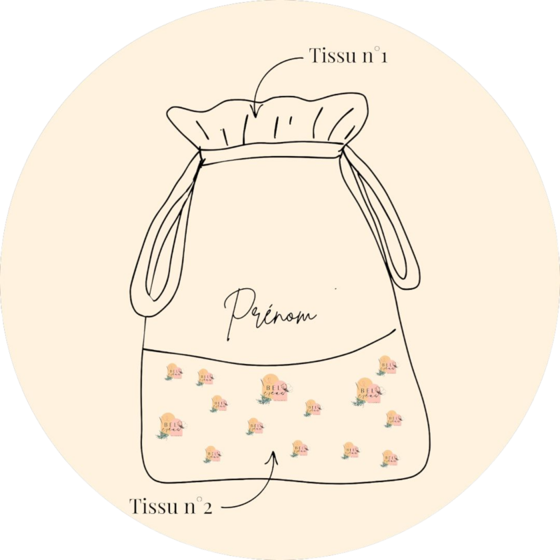 Sac à doudou personnalisable