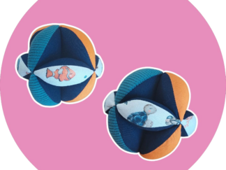 Balle Montessori sensorielle en tissu – Jouet d’éveil