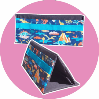 Porte cartes à jouer pour enfants _ dinosaures Support pratique pour jeux de cartes en famille