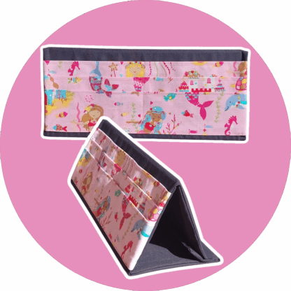 Porte cartes à jouer pour enfants _ Sirènes - Support pratique pour jeux de cartes en famille