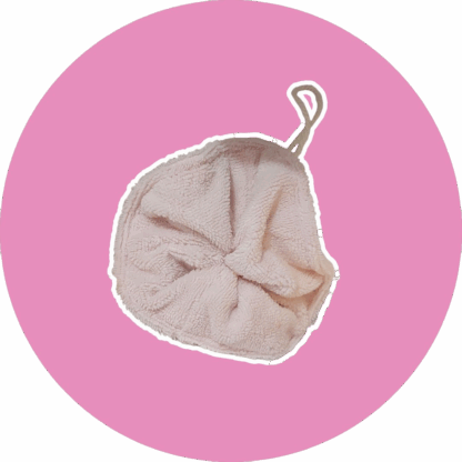Fleur de douche rose layette - éponge bambou  - expédition sous 24h