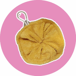 Fleur de douche jaune - éponge bambou  - expédition sous 24h