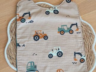 Bavoir bébé en coton & éponge nid d'abeille