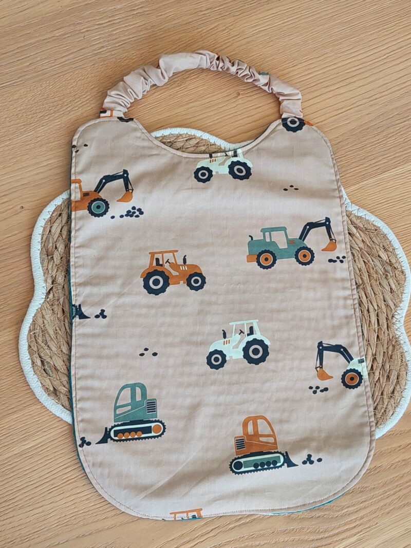Bavoir bébé en coton & éponge nid d'abeille