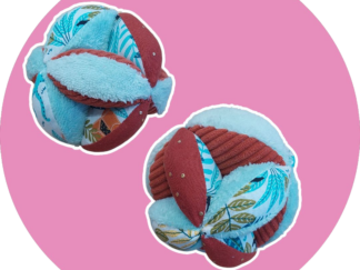 Balle Montessori sensorielle en tissu – Jouet d’éveil
