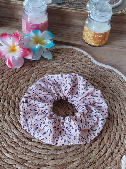Chouchou XL - rose feuilles - expédition sous 24h – Image 3