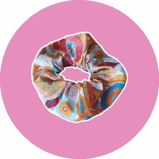 Chouchou XL - rosace multi color - expédition sous 24h