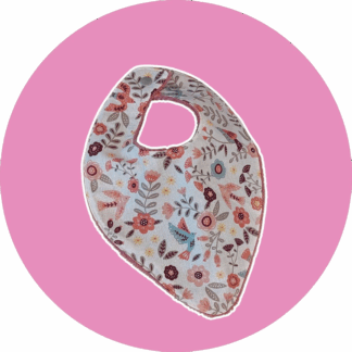 Bavoir bébé en coton & éponge bambou