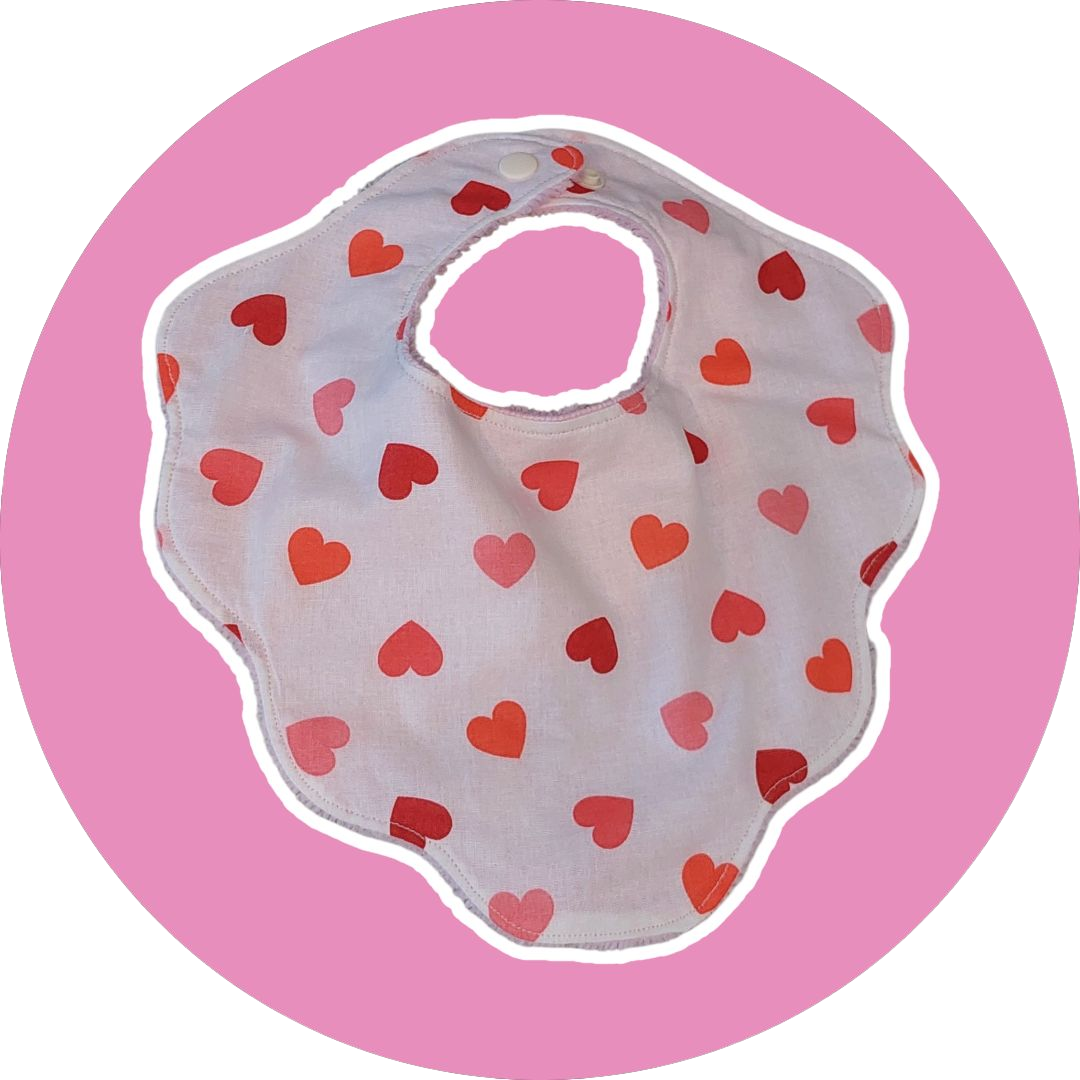 Bavoir bébé en coton & éponge bambou