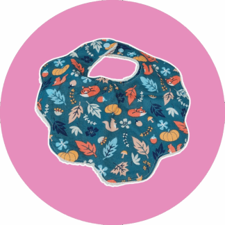 Bavoir bébé en coton & éponge bambou