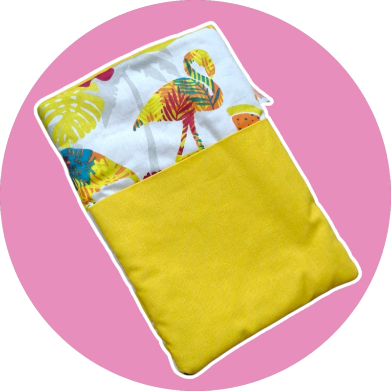 Pochette protège livres de poche et liseuse - personnalisable