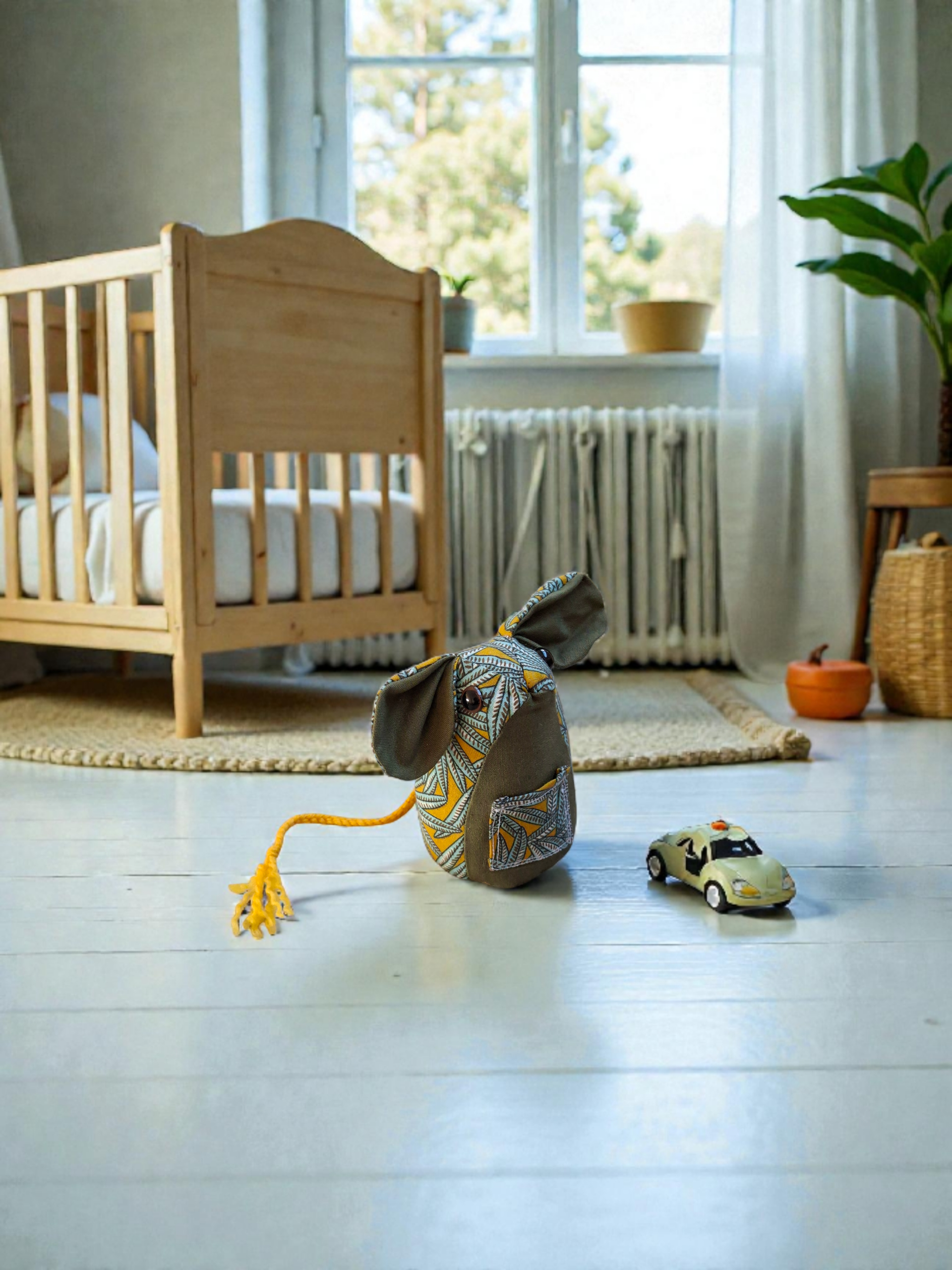 Souris des dents de lait - vert et jaune - expédition sous 24h – Image 2