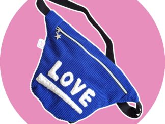 Sac banane velours côtelé - format XL