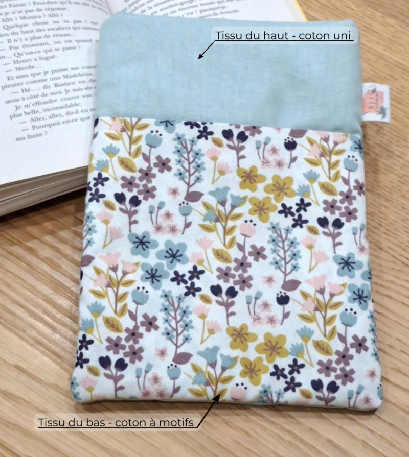 Créez votre pochette protège livre de poche et liseuse