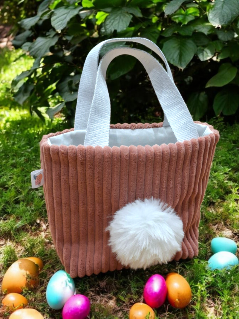 Sac cabas enfant pour la chasse aux œufs de Pâques