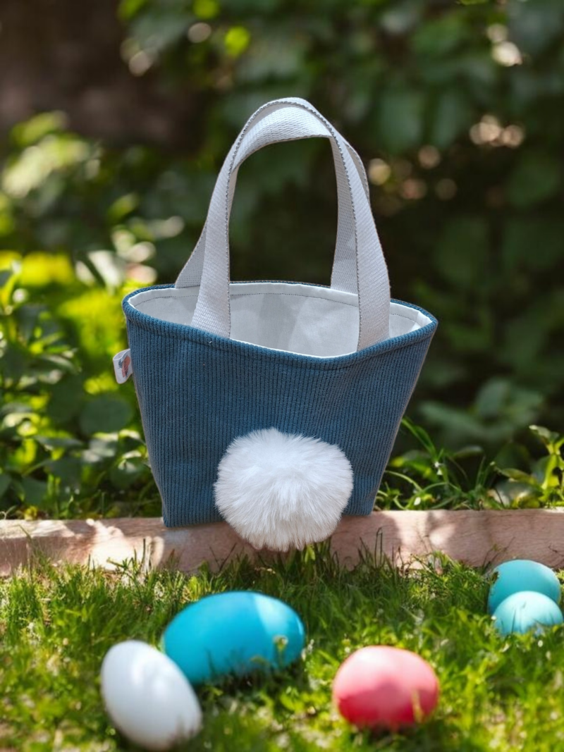 Sac cabas enfant pour la chasse aux œufs de Pâques