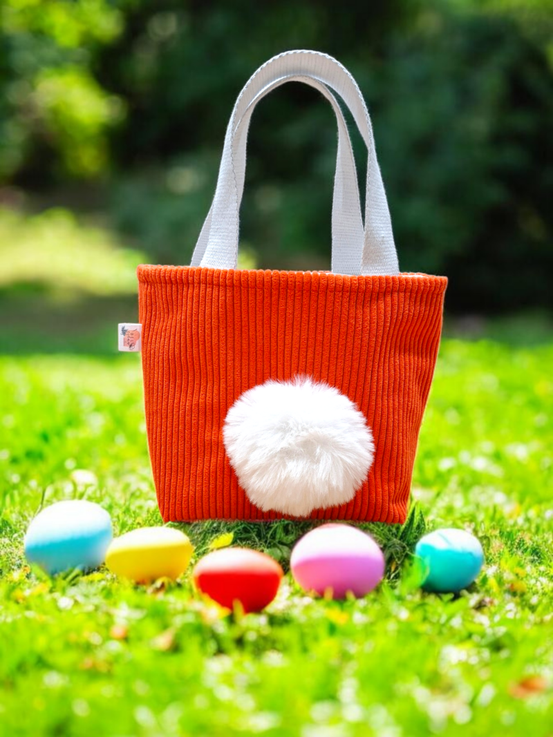 Sac cabas enfant pour la chasse aux œufs de Pâques