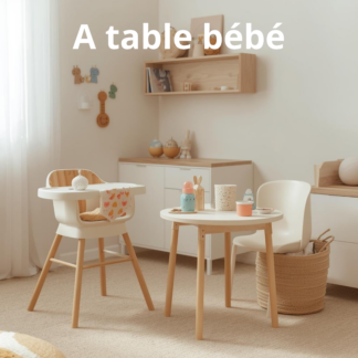 A table bébé