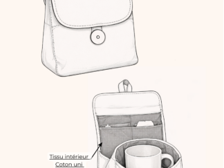 Créez votre mug bag en tissu – Pochette transport pour tasse et sachets de thé personnalisé