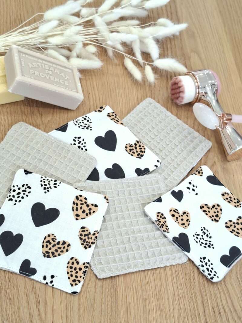 Lingettes nettoyantes démaquillantes - lot de 6