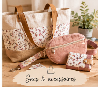 Chouchou XL - Fleurs rétro - expédition sous 24h